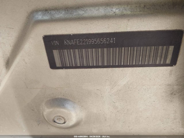 44983984 :رقم المزاد ، KNAFE221995656241 vin ، 2009 Kia Spectra Ex مزاد بيع