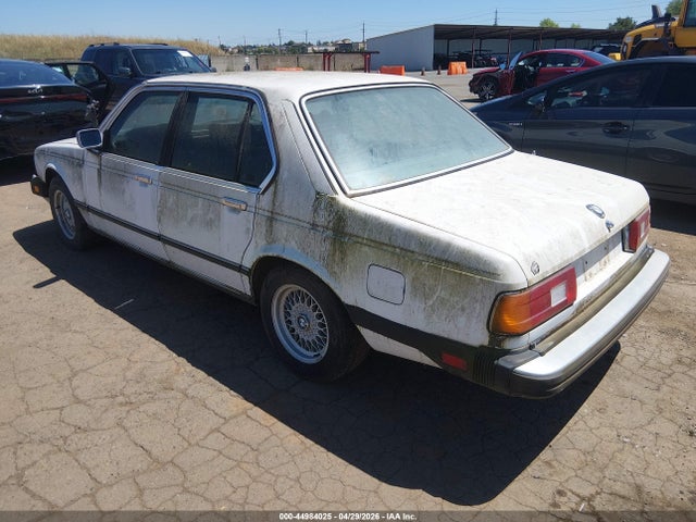 44984025 :رقم المزاد ، WBAFF8409E9475342 vin ، 1984 Bmw 733 I Automatic مزاد بيع