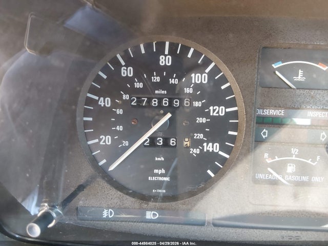 44984025 :رقم المزاد ، WBAFF8409E9475342 vin ، 1984 Bmw 733 I Automatic مزاد بيع