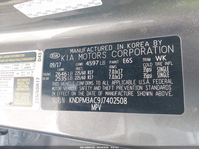 KIA Sportage Lx 2018 KNDPM3AC9J7402508 Image 9