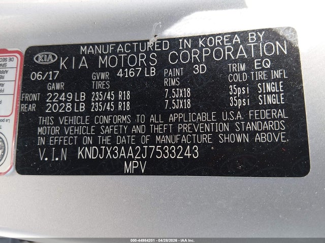 KIA Soul ! 2018 KNDJX3AA2J7533243 Image 9