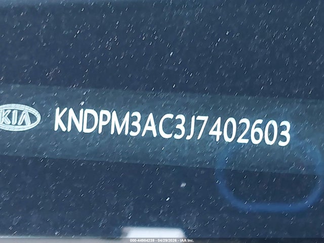 44984239 :رقم المزاد ، KNDPM3AC3J7402603 vin ، 2018 Kia Sportage Lx مزاد بيع