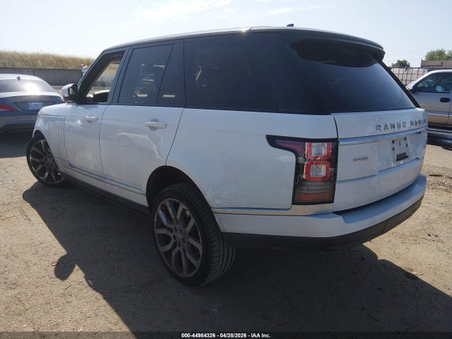 2016 Land Rover Range Rover 5.0l V8 Supercharged მანქანა იყიდება აუქციონზე, vin: SALGS2EF7GA281857, აუქციონის ნომერი: 44984326