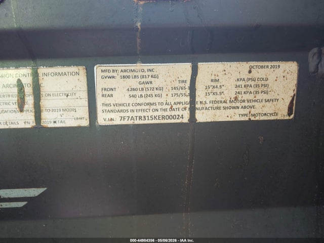 Other Other 2019 7F7ATR315KER00024 Image 10