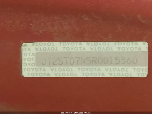 Aukcja sprzedaży 1994 Toyota Celica Gt, vin: JT2ST07N5R0015360, numer aukcji: 44984376