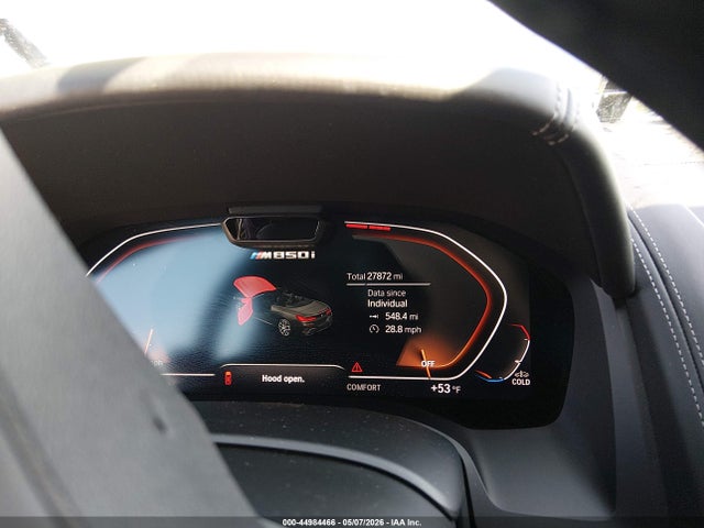 2019 Bmw M850i Xdrive მანქანა იყიდება აუქციონზე, vin: WBAFY4C52KBX39117, აუქციონის ნომერი: 44984466