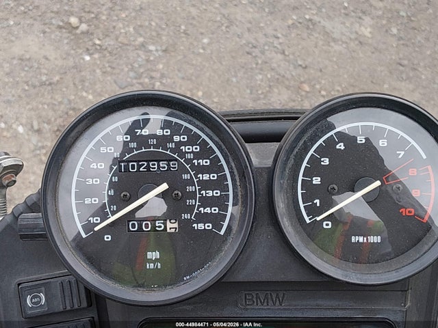 1999 Bmw R1100 Gs მანქანა იყიდება აუქციონზე, vin: WB10409B0XZB86301, აუქციონის ნომერი: 44984471