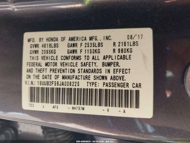 Acura Tlx Tech Pkg 2018 19UUB2F59JA006225 Image 9