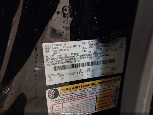 5LMJJ2NGXPEL12724 Lincoln Navigator Standard