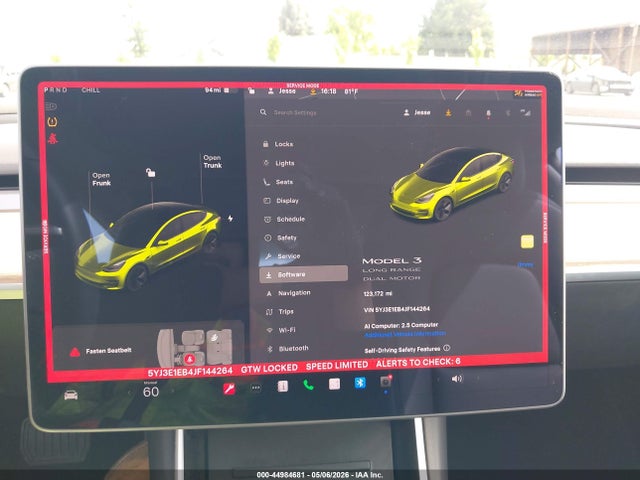 Tesla Model 3 Long Range/performance 2018 5YJ3E1EB4JF144264 Image 7