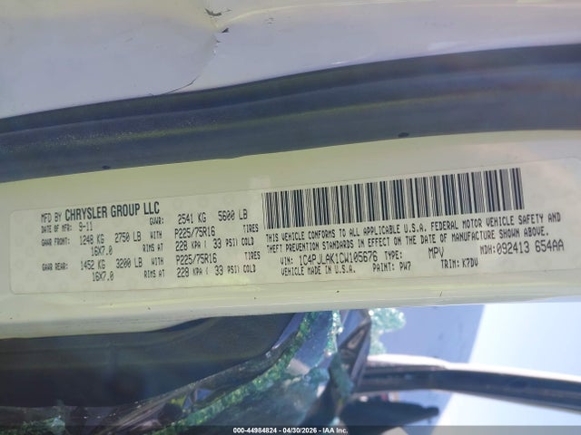 Aukcja sprzedaży 2012 Jeep Liberty Sport, vin: 1C4PJLAK1CW105676, numer aukcji: 44984824