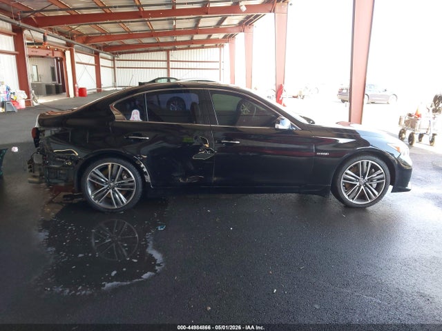 44984866 :رقم المزاد ، JN1AV7AR3FM850902 vin ، 2015 Infiniti Q50 Hybrid Sport مزاد بيع