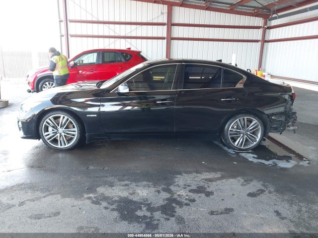44984866 :رقم المزاد ، JN1AV7AR3FM850902 vin ، 2015 Infiniti Q50 Hybrid Sport مزاد بيع