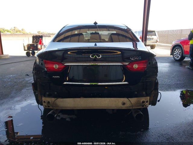 44984866 :رقم المزاد ، JN1AV7AR3FM850902 vin ، 2015 Infiniti Q50 Hybrid Sport مزاد بيع