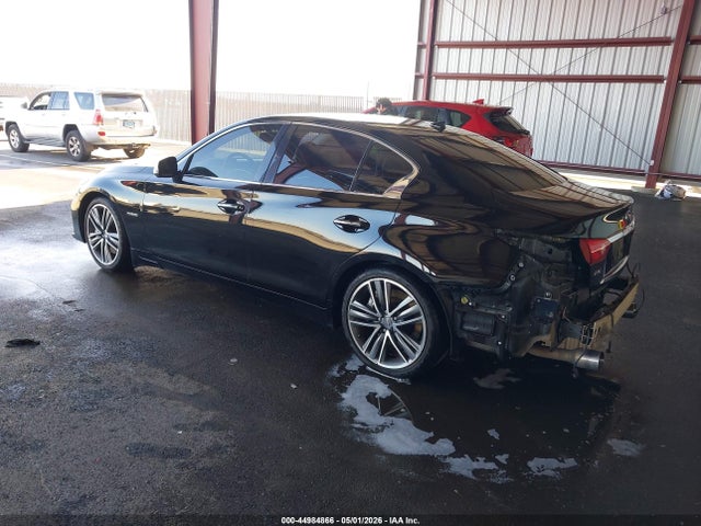 44984866 :رقم المزاد ، JN1AV7AR3FM850902 vin ، 2015 Infiniti Q50 Hybrid Sport مزاد بيع