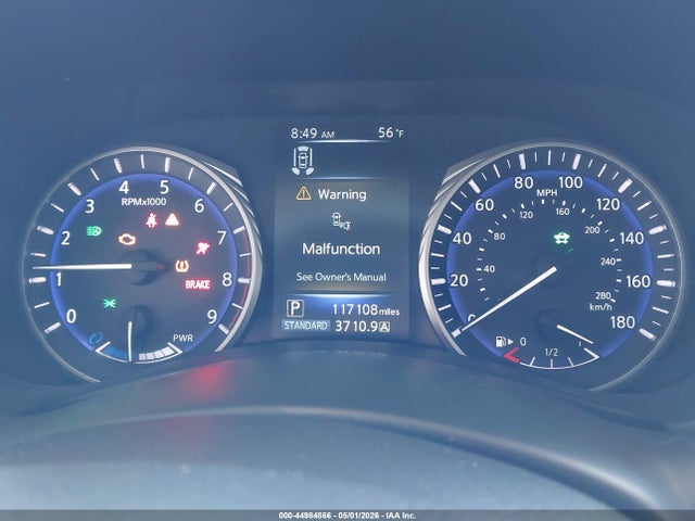 44984866 :رقم المزاد ، JN1AV7AR3FM850902 vin ، 2015 Infiniti Q50 Hybrid Sport مزاد بيع