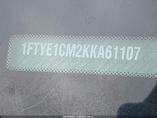 Aukcja sprzedaży 2019 Ford Transit-150, vin: 1FTYE1CM2KKA61107, numer aukcji: 44984982