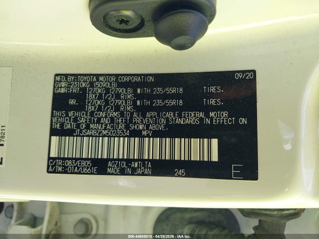 JTJSARBZ2M5023534 Lexus Nx 300 F Sport