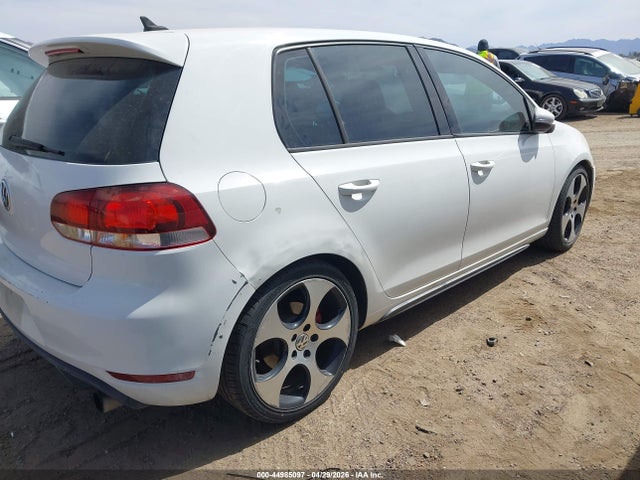 2013 Volkswagen Gti 4-door მანქანა იყიდება აუქციონზე, vin: WVWGD7AJ3DW062207, აუქციონის ნომერი: 44985097