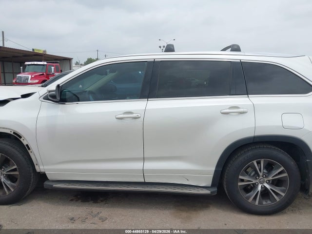 Aukcja sprzedaży 2016 Toyota Highlander Xle V6, vin: 5TDJKRFH7GS322979, numer aukcji: 44985129