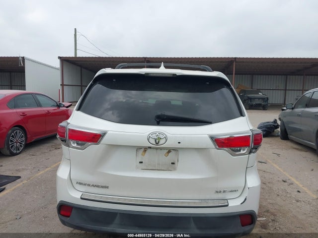 Aukcja sprzedaży 2016 Toyota Highlander Xle V6, vin: 5TDJKRFH7GS322979, numer aukcji: 44985129
