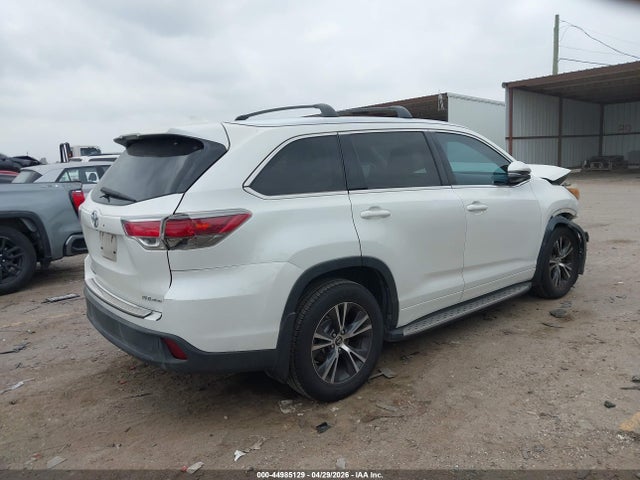 Aukcja sprzedaży 2016 Toyota Highlander Xle V6, vin: 5TDJKRFH7GS322979, numer aukcji: 44985129