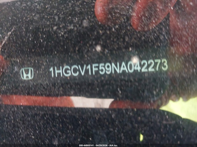 1HGCV1F59NA042273 Honda Accord Ex-l