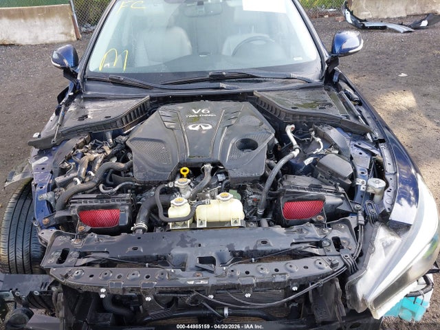 2021 Infiniti Q50 Luxe Awd მანქანა იყიდება აუქციონზე, vin: JN1EV7BR9MM755645, აუქციონის ნომერი: 44985159