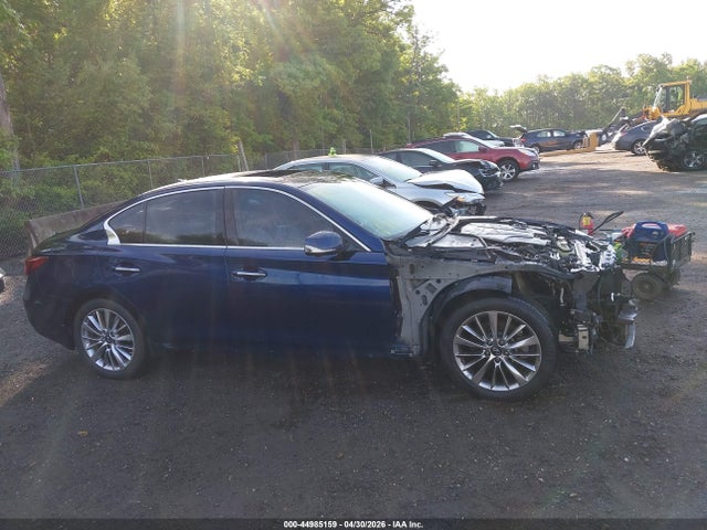 2021 Infiniti Q50 Luxe Awd მანქანა იყიდება აუქციონზე, vin: JN1EV7BR9MM755645, აუქციონის ნომერი: 44985159