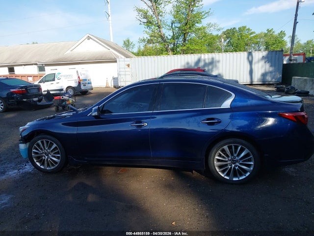 2021 Infiniti Q50 Luxe Awd მანქანა იყიდება აუქციონზე, vin: JN1EV7BR9MM755645, აუქციონის ნომერი: 44985159
