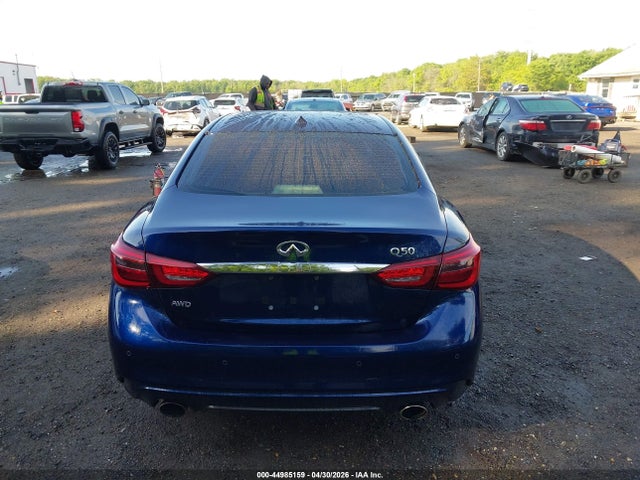 2021 Infiniti Q50 Luxe Awd მანქანა იყიდება აუქციონზე, vin: JN1EV7BR9MM755645, აუქციონის ნომერი: 44985159