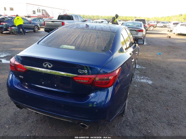 2021 Infiniti Q50 Luxe Awd მანქანა იყიდება აუქციონზე, vin: JN1EV7BR9MM755645, აუქციონის ნომერი: 44985159
