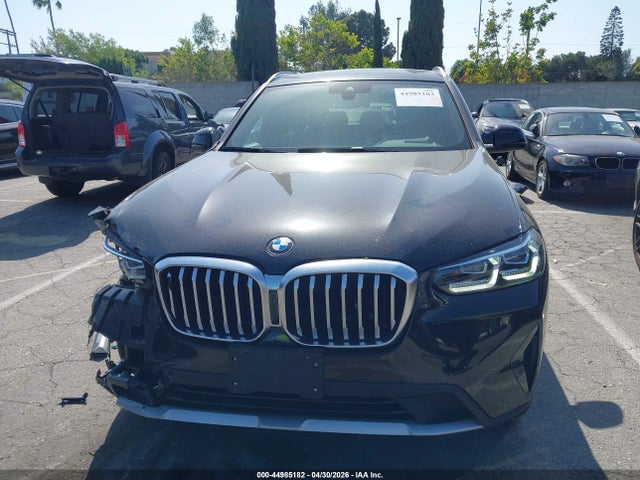 2022 Bmw X3 Sdrive30i მანქანა იყიდება აუქციონზე, vin: WBX47DP00NN172875, აუქციონის ნომერი: 44985182