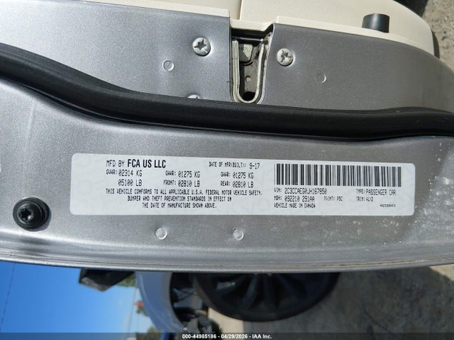 Chrysler 300 Limited 2018 2C3CCAEG0JH167850 Image 9