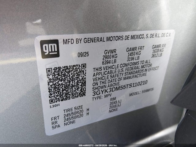 Cadillac Optiq Premium Luxury 2026 3GYK3DM55TS110210 Image 9