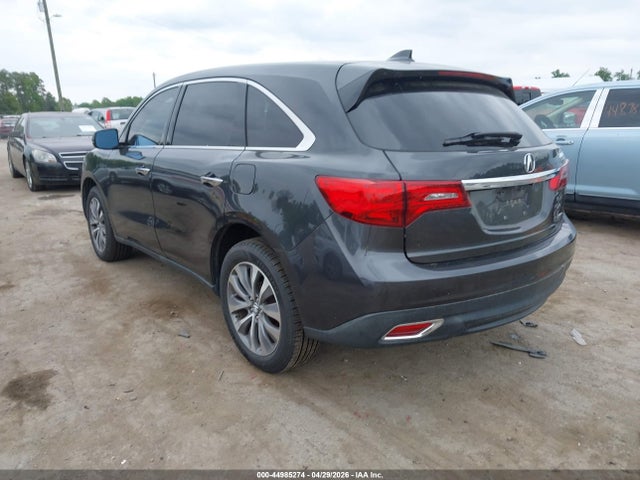 44985274 :رقم المزاد ، 5FRYD4H49FB017507 vin ، 2015 Acura Mdx Technology Package مزاد بيع