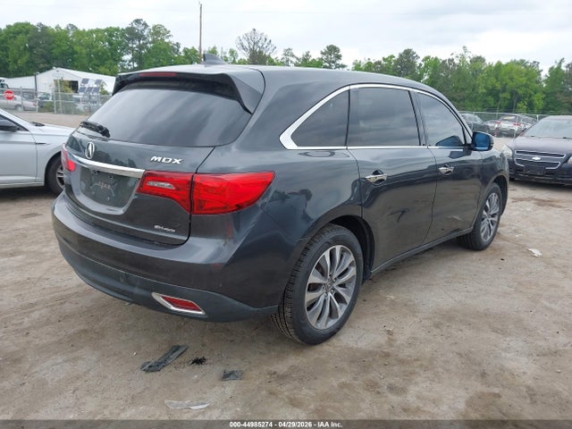 44985274 :رقم المزاد ، 5FRYD4H49FB017507 vin ، 2015 Acura Mdx Technology Package مزاد بيع