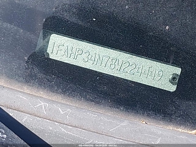 Aukcja sprzedaży 2008 Ford Focus S, vin: 1FAHP34N78W224449, numer aukcji: 44985285