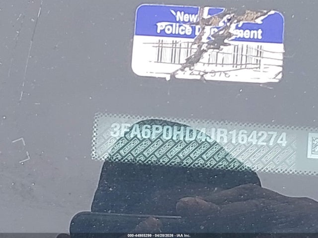 44985299 :رقم المزاد ، 3FA6P0HD4JR164274 vin ، 2018 Ford Fusion Se مزاد بيع