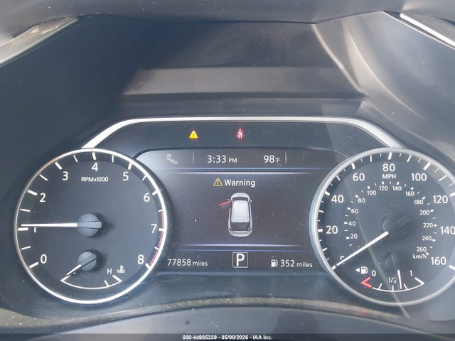 2022 Nissan Murano Sv Fwd მანქანა იყიდება აუქციონზე, vin: 5N1AZ2BJ9NC107416, აუქციონის ნომერი: 44985339