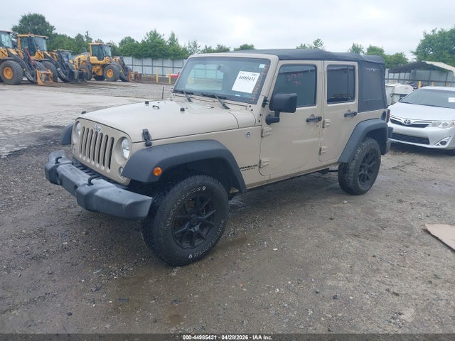 Продаж на аукціоні авто 2016 Jeep Wrangler Unlimited Sport, vin: 1C4BJWDG0GL253134, номер лоту: 44985431