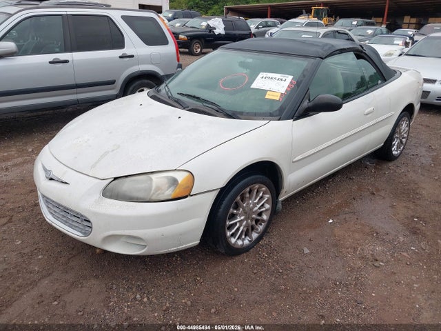2003 Chrysler Sebring Gtc მანქანა იყიდება აუქციონზე, vin: 1C3EL75T23N507888, აუქციონის ნომერი: 44985484
