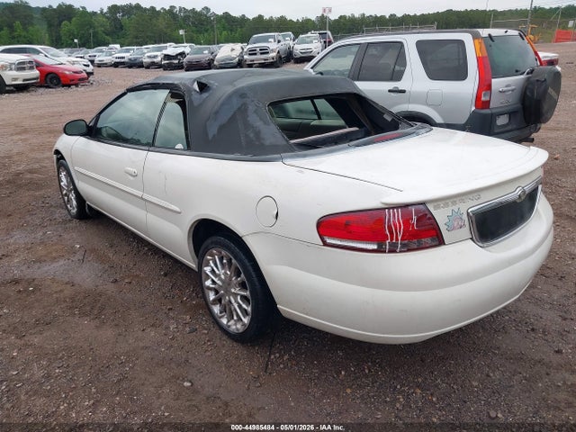 2003 Chrysler Sebring Gtc მანქანა იყიდება აუქციონზე, vin: 1C3EL75T23N507888, აუქციონის ნომერი: 44985484
