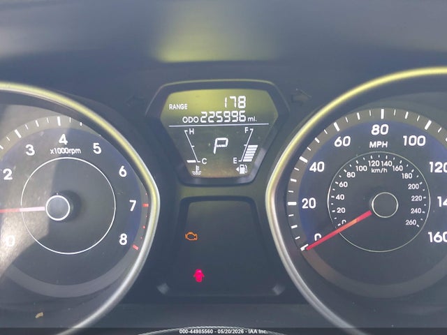 2013 Hyundai Elantra Gls მანქანა იყიდება აუქციონზე, vin: 5NPDH4AE6DH371541, აუქციონის ნომერი: 44985560