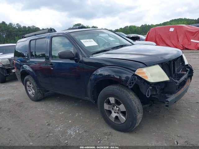 44985606 :رقم المزاد ، 5N1AR18U58C659575 vin ، 2008 Nissan Pathfinder S مزاد بيع