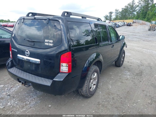 44985606 :رقم المزاد ، 5N1AR18U58C659575 vin ، 2008 Nissan Pathfinder S مزاد بيع