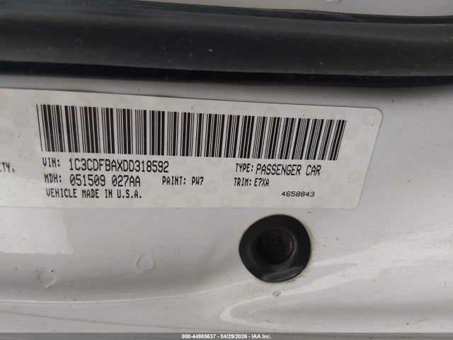 Продаж на аукціоні авто 2013 Dodge Dart Sxt, vin: 1C3CDFBAXDD318592, номер лоту: 44985637