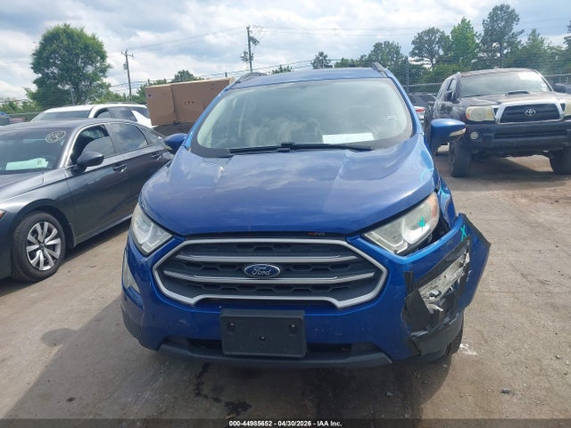 2020 Ford Ecosport Se მანქანა იყიდება აუქციონზე, vin: MAJ6S3GL2LC345061, აუქციონის ნომერი: 44985652