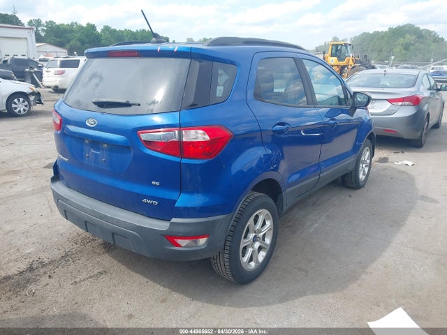 2020 Ford Ecosport Se მანქანა იყიდება აუქციონზე, vin: MAJ6S3GL2LC345061, აუქციონის ნომერი: 44985652
