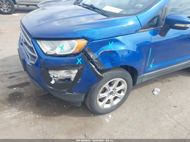 2020 Ford Ecosport Se მანქანა იყიდება აუქციონზე, vin: MAJ6S3GL2LC345061, აუქციონის ნომერი: 44985652
